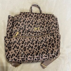 Freshly Picked Mini backpack diaper bag - Leopard/Cheetah/Animal Print